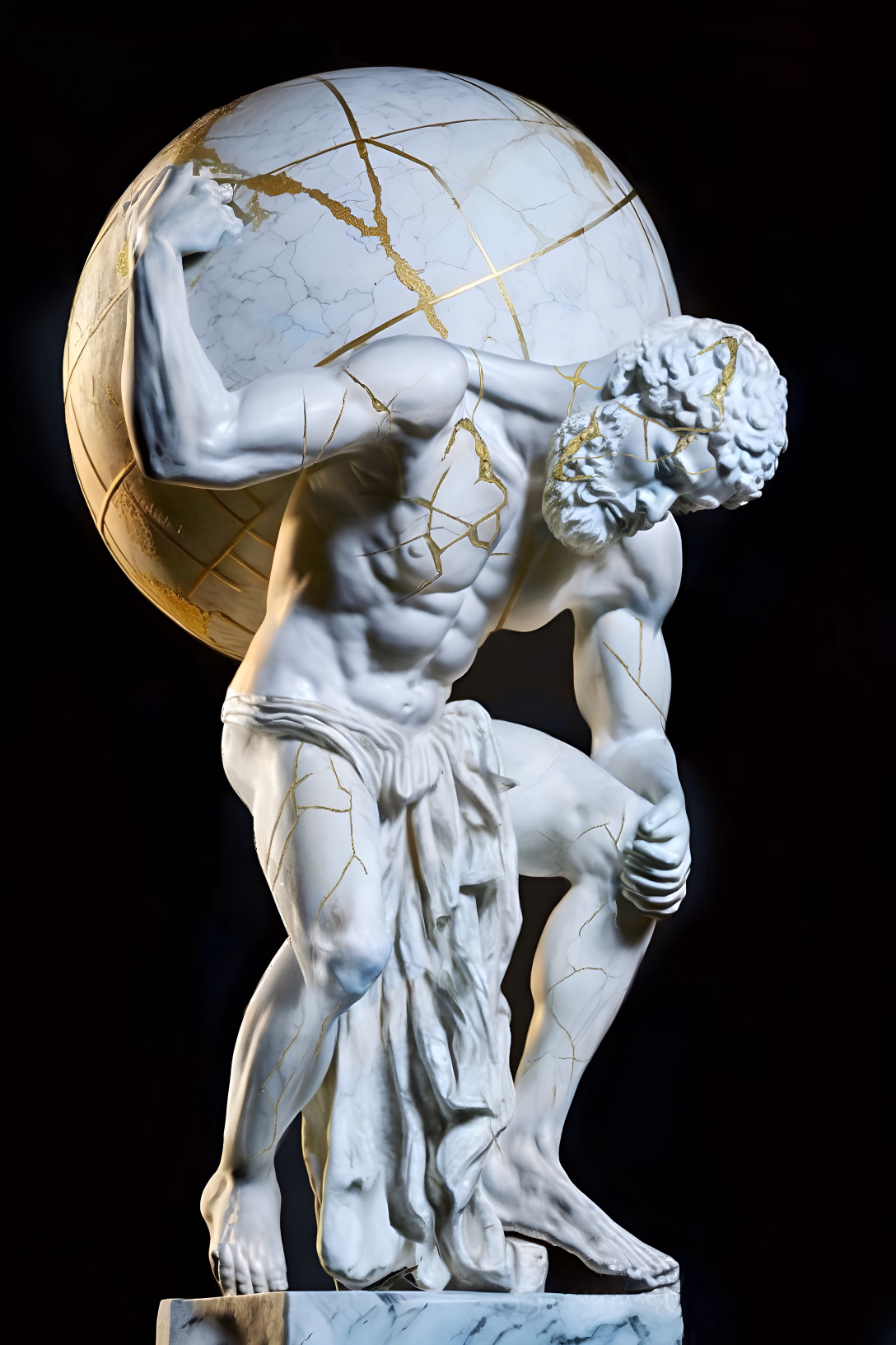 Atlas Marble Scuplture