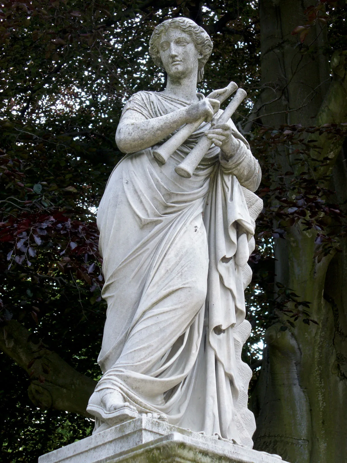 Euterpe statue at Sanssouci Park-Ger Potsdam